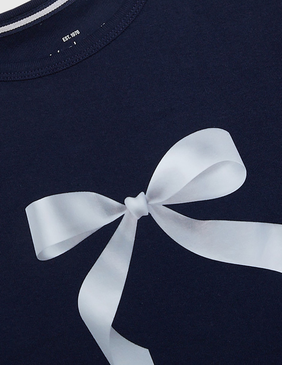 Playera manga corta para niña