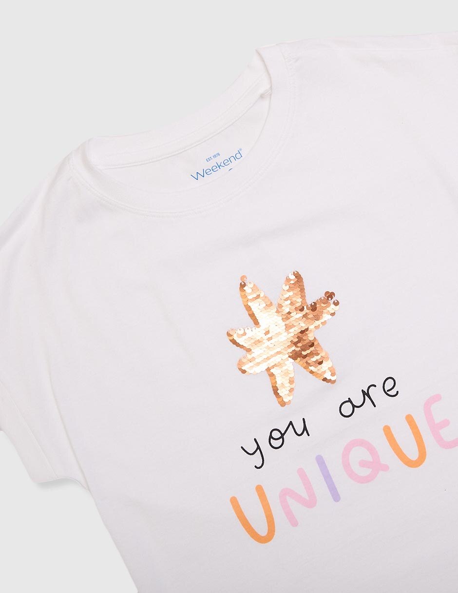 Playera manga corta para niña 3