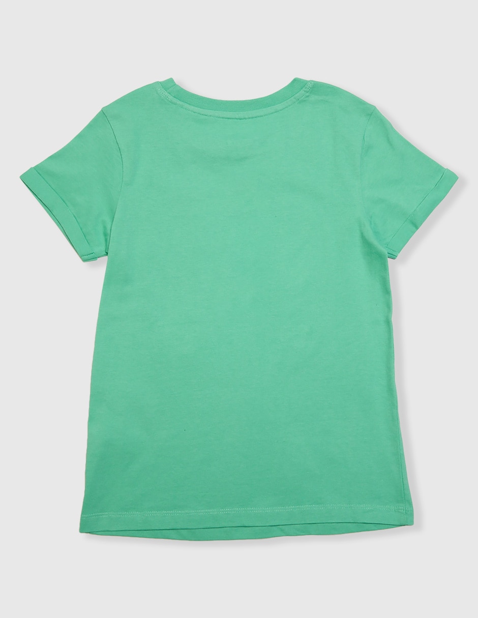 Playera manga corta para niña