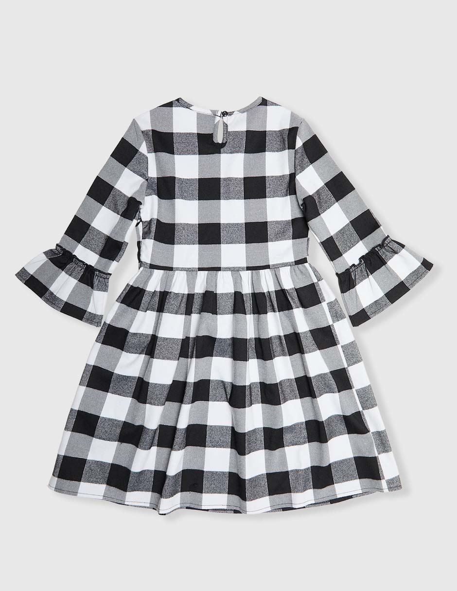 Vestido acampanada niña 3