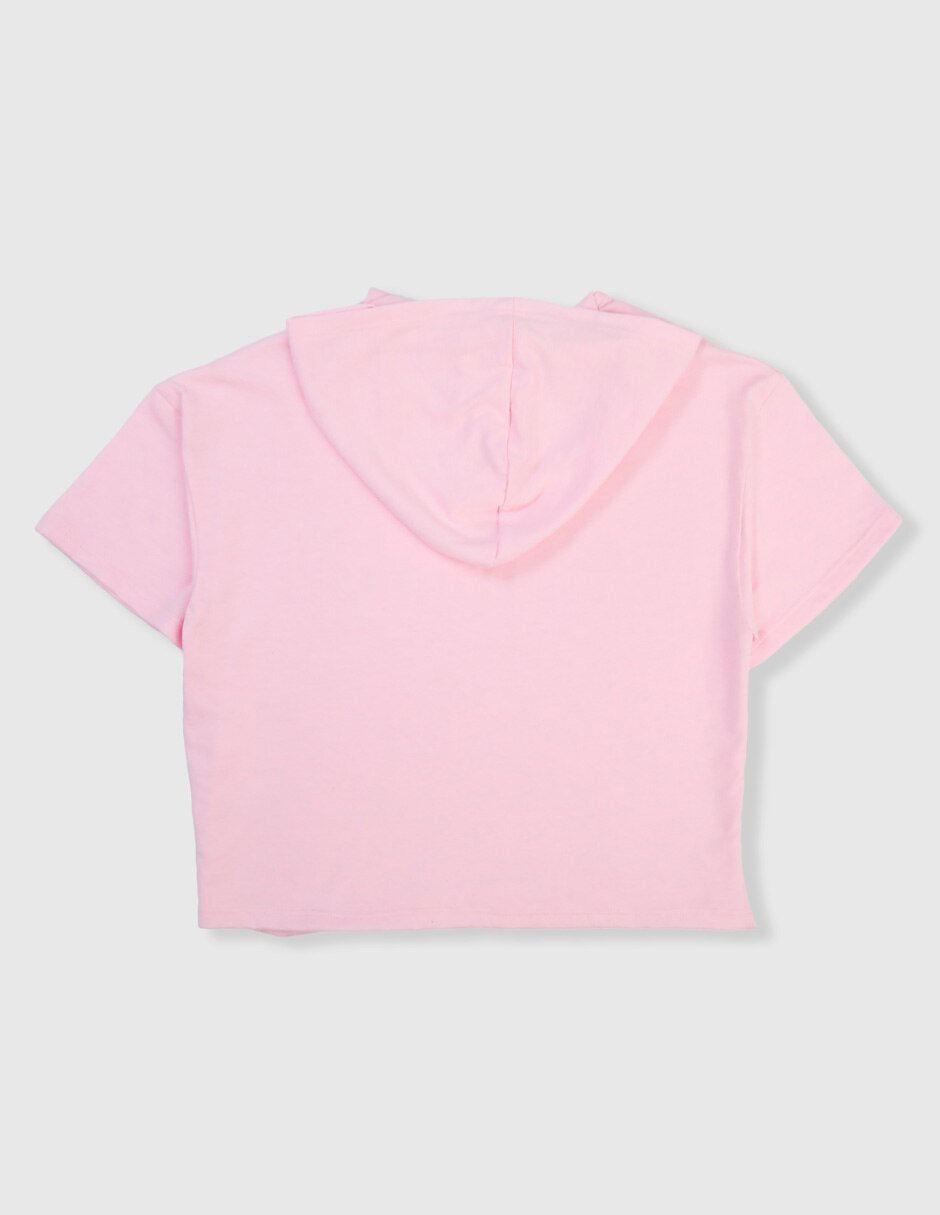 Playera Stitch manga corta para niña