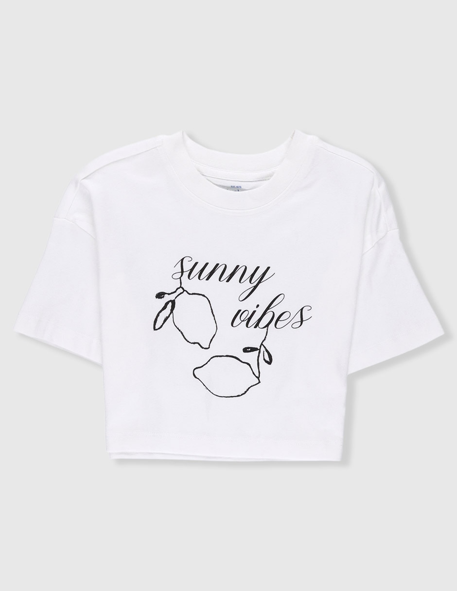 Playera manga corta para niña Playera manga corta para niña