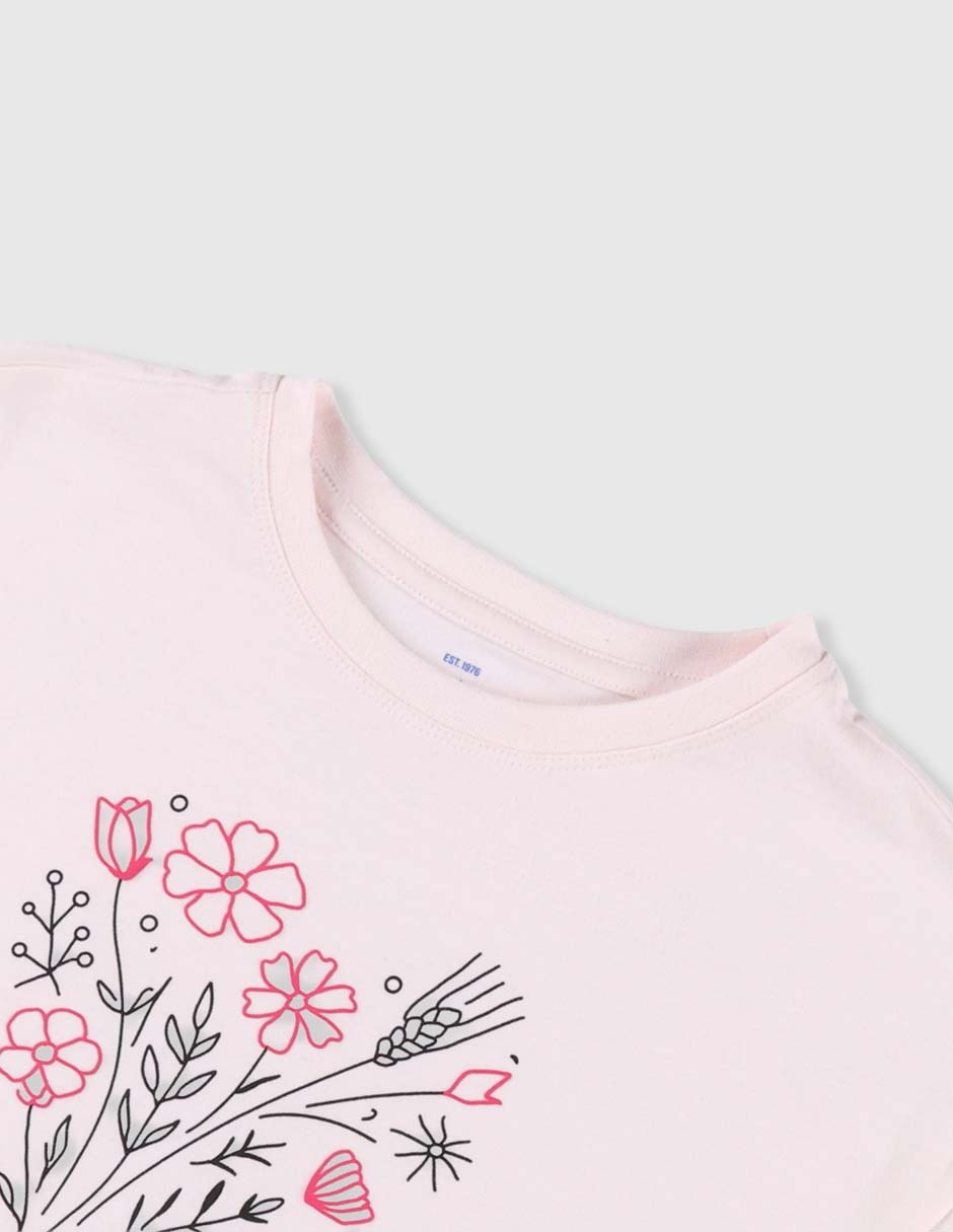 Playera manga corta para niña 3