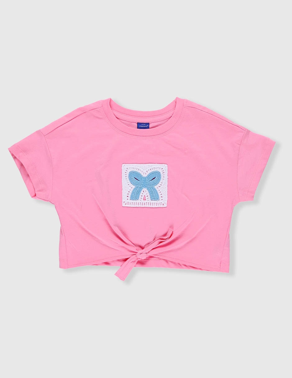 Playera manga corta para niña Playera manga corta para niña