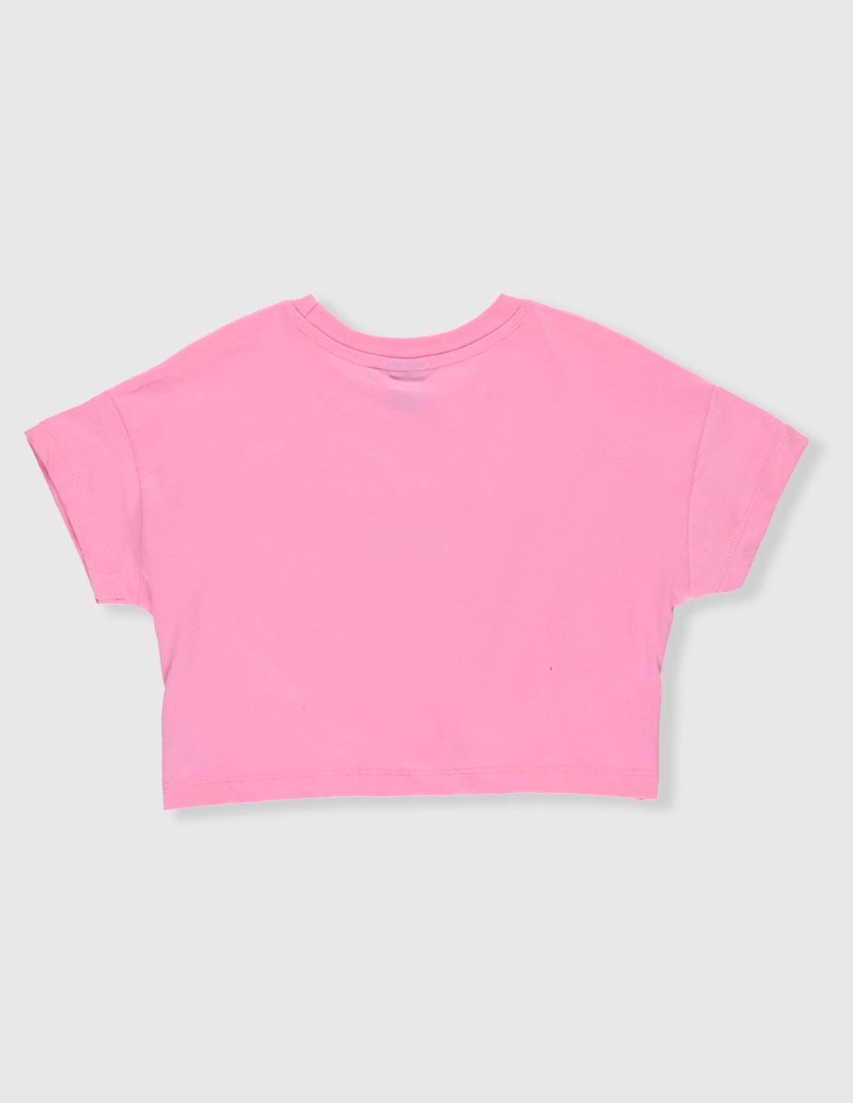 Playera manga corta para niña