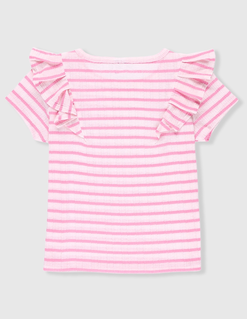 Playera Weekend manga corta para niña