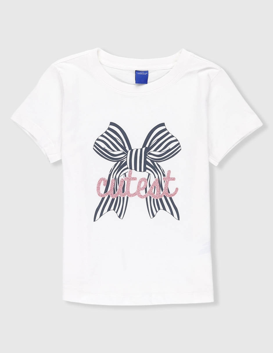 Playera manga corta para niña Playera manga corta para niña