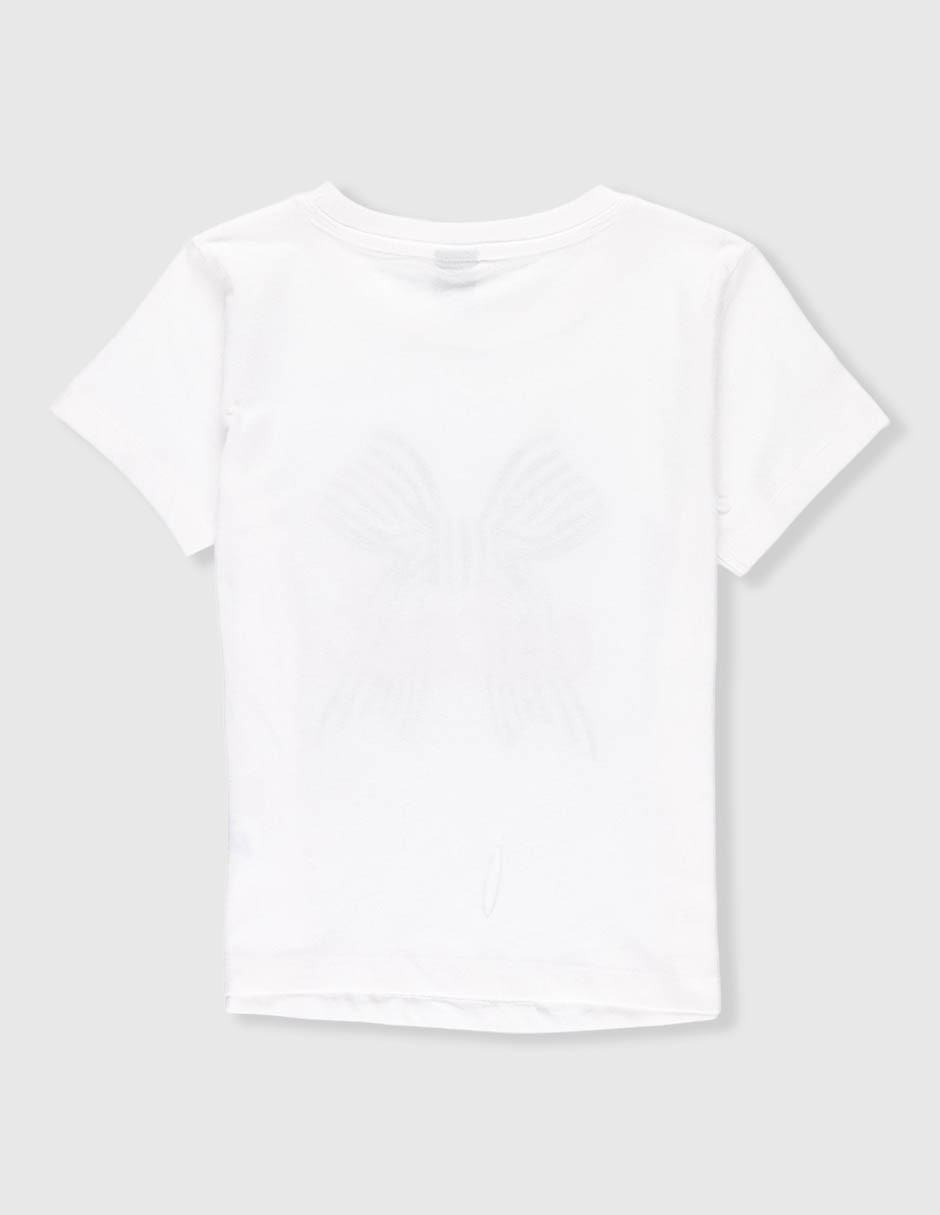 Playera manga corta para niña