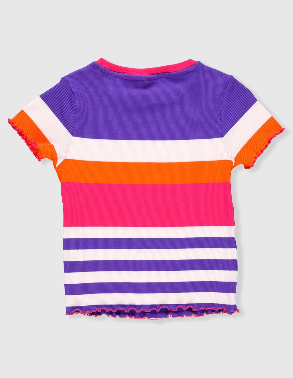 Playera manga corta para niña