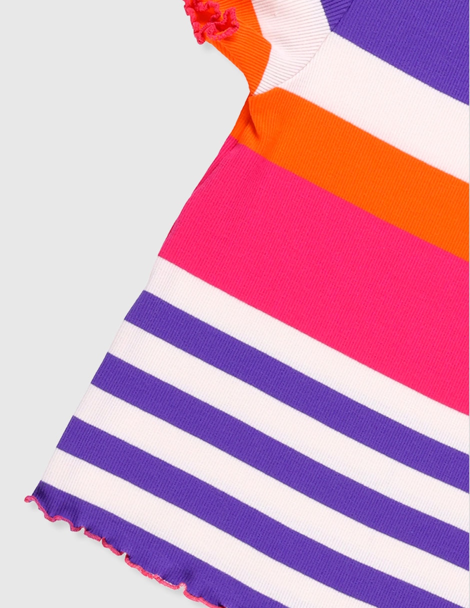 Playera manga corta para niña