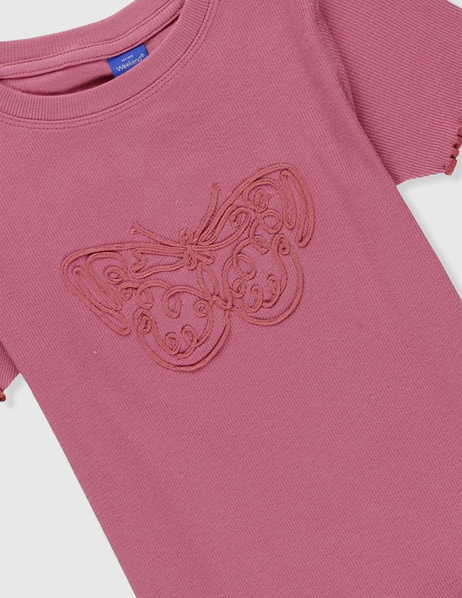 Playera manga corta para niña 4