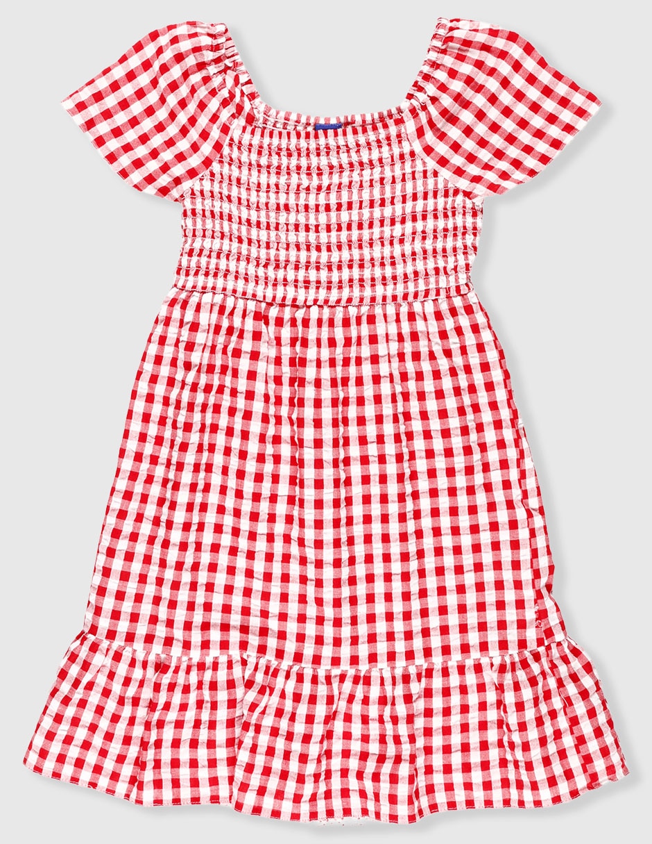 Vestido manga globo para niña Vestido manga globo para niña