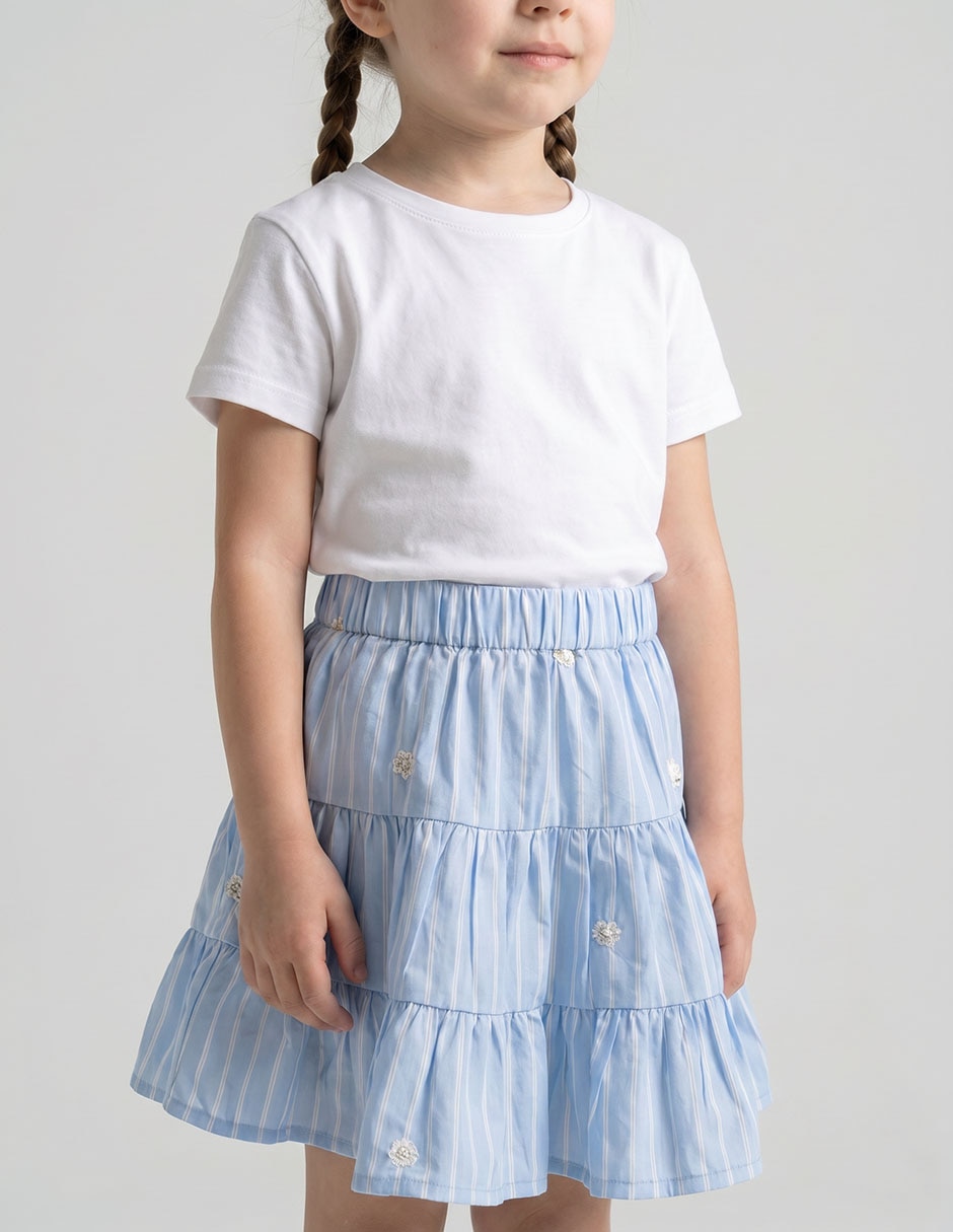 Falda para niña