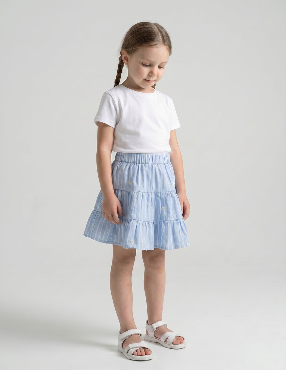Falda para niña