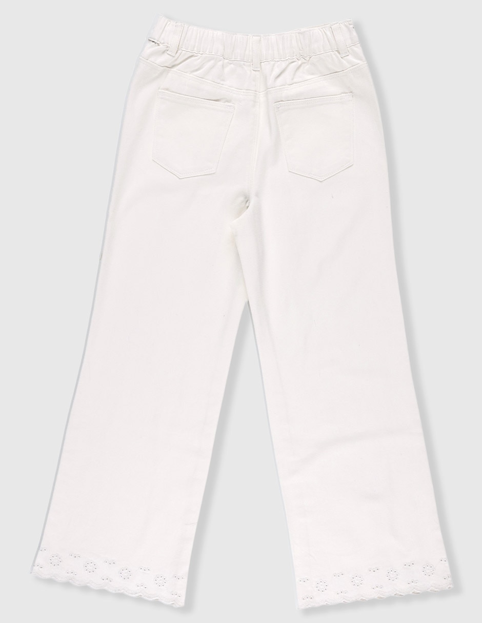 Jeans wide leg Weekend para niña