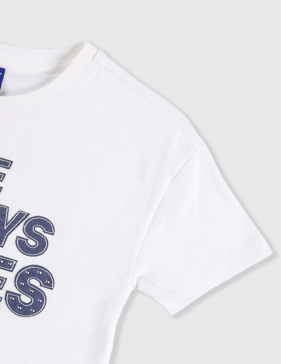 Playera manga corta para niña