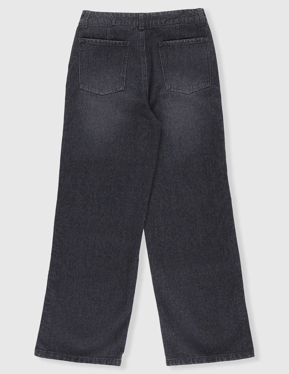 Jeans straight Weekend lavado obscuro para niña