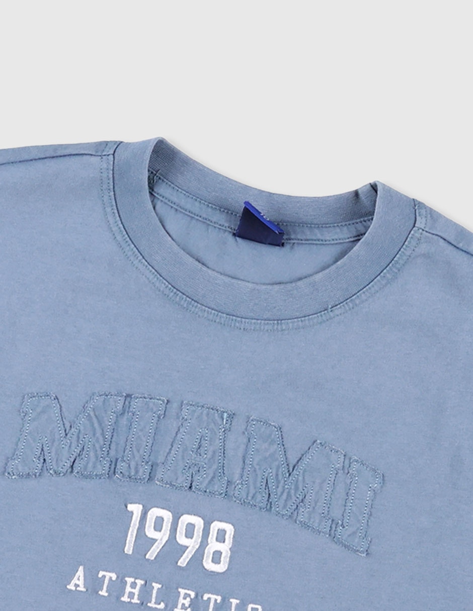 Playera manga corta para niña