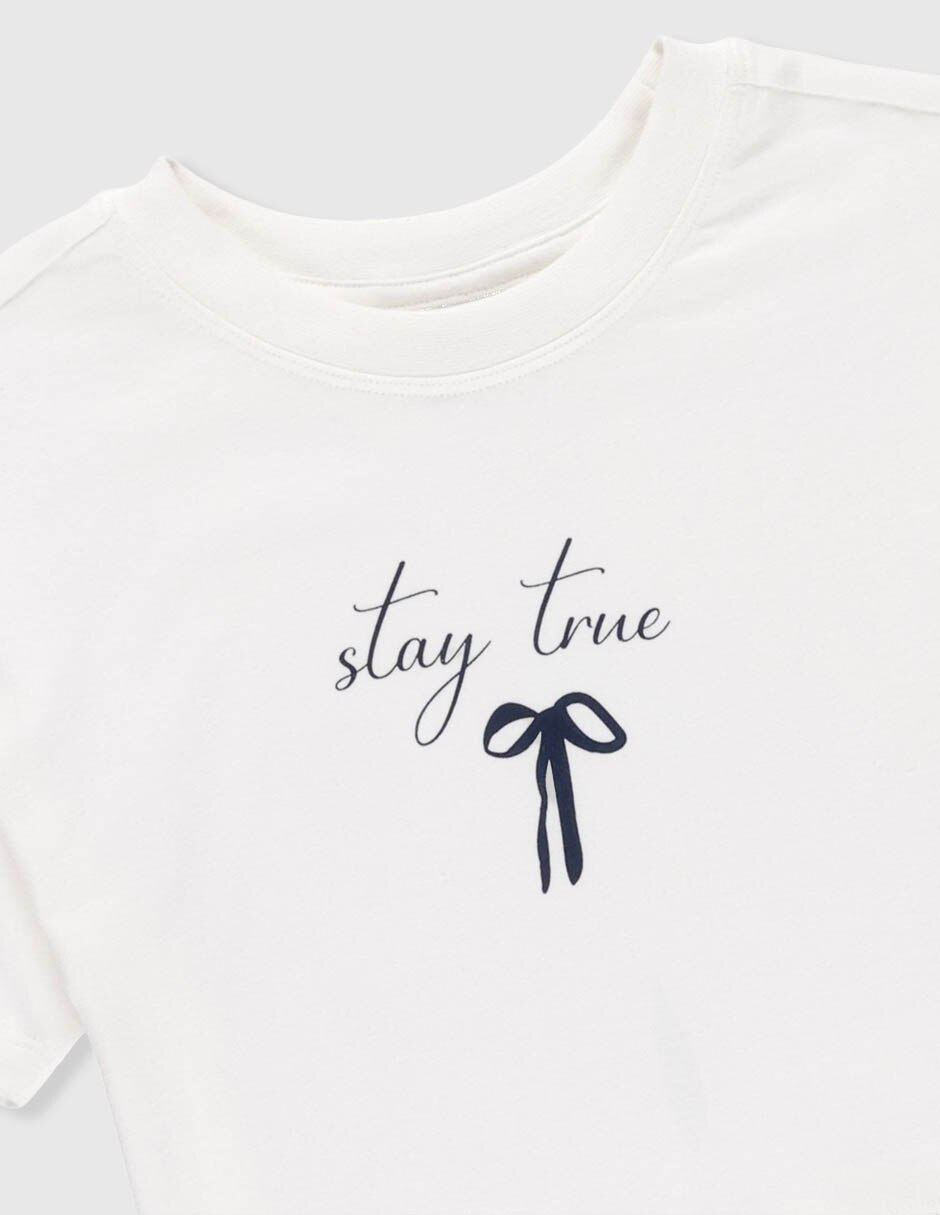 Playera manga corta para niña 4