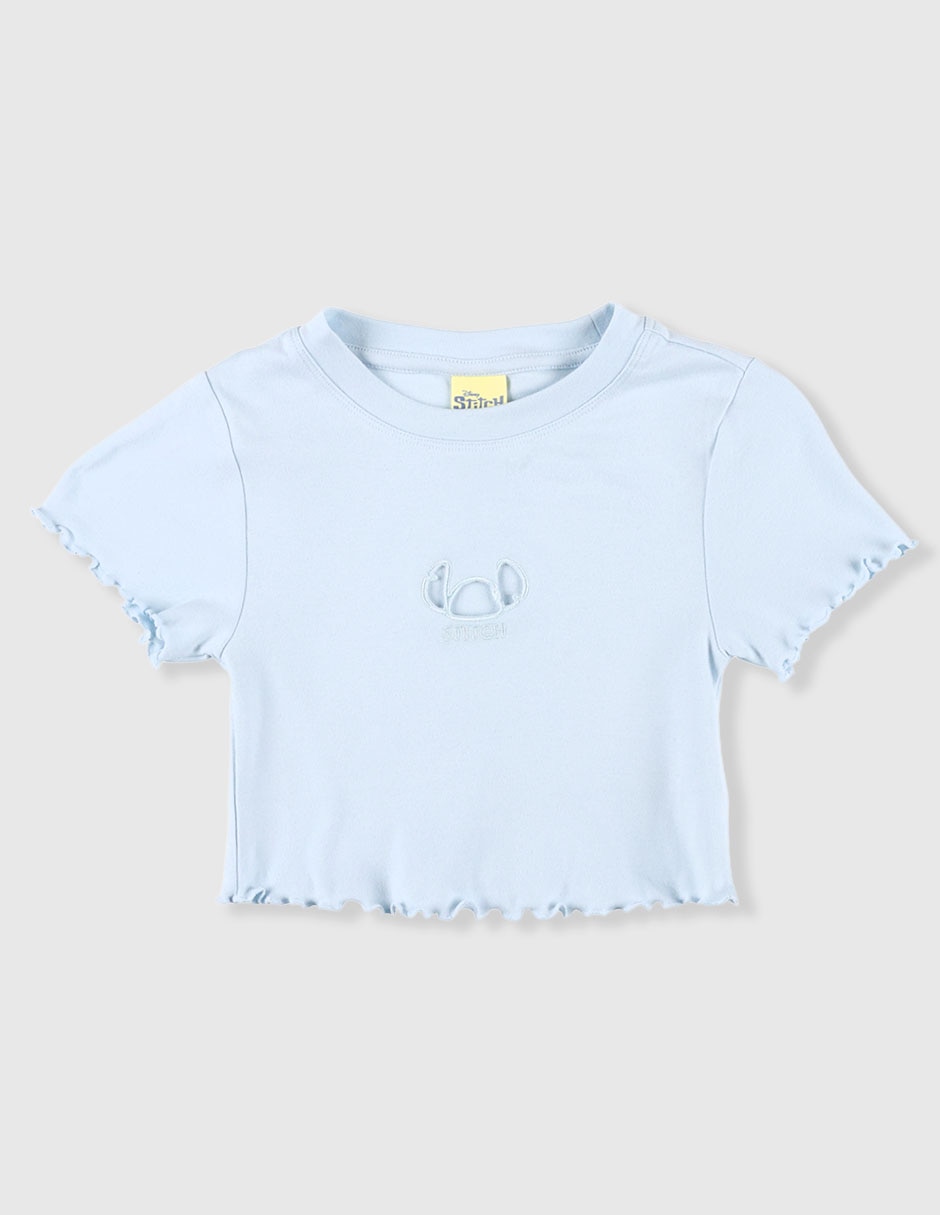 Playera Stitch manga corta para niña Playera Stitch manga corta para niña