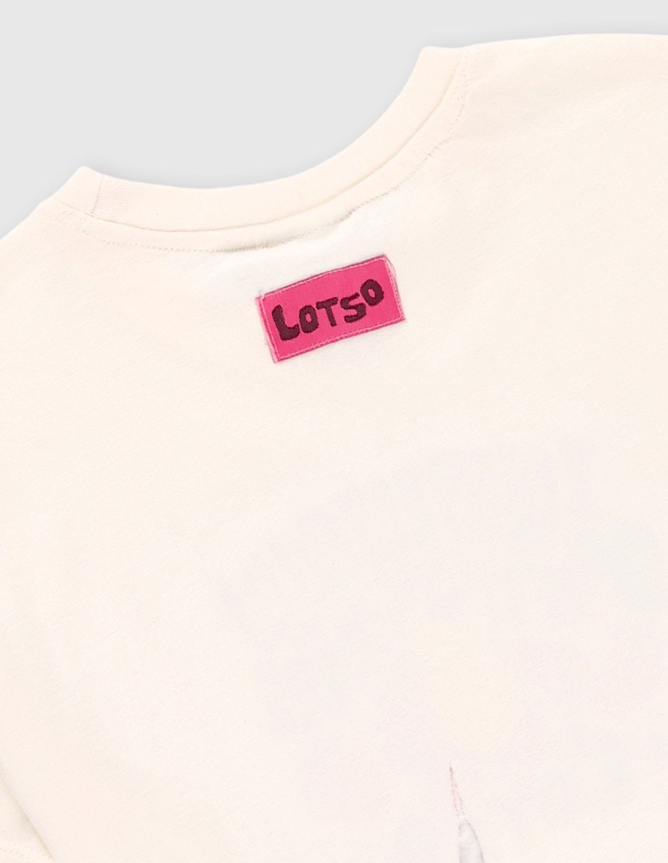 Playera Lotso Toy Story manga corta para niña