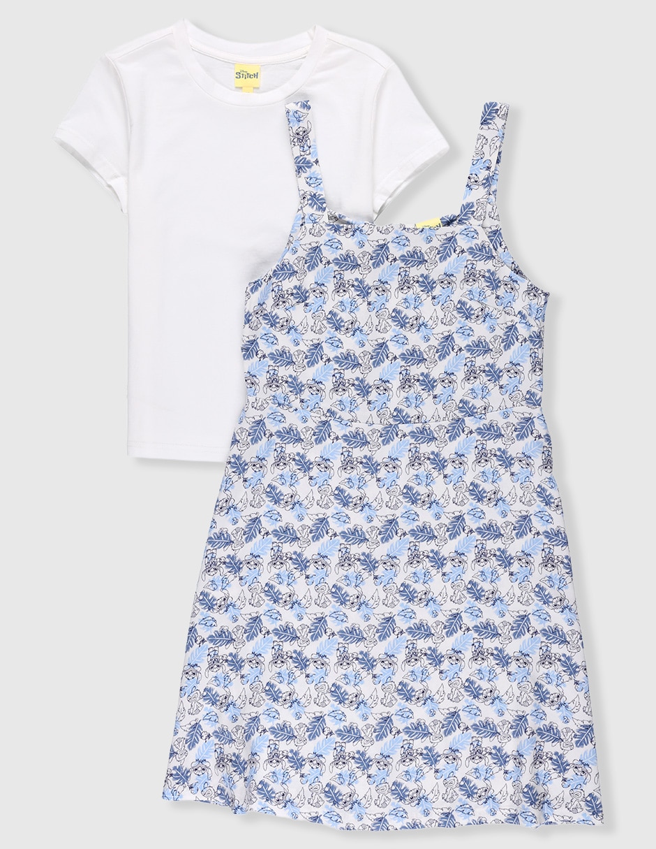 Conjunto vestido manga regular para niña Conjunto vestido manga regular para niña