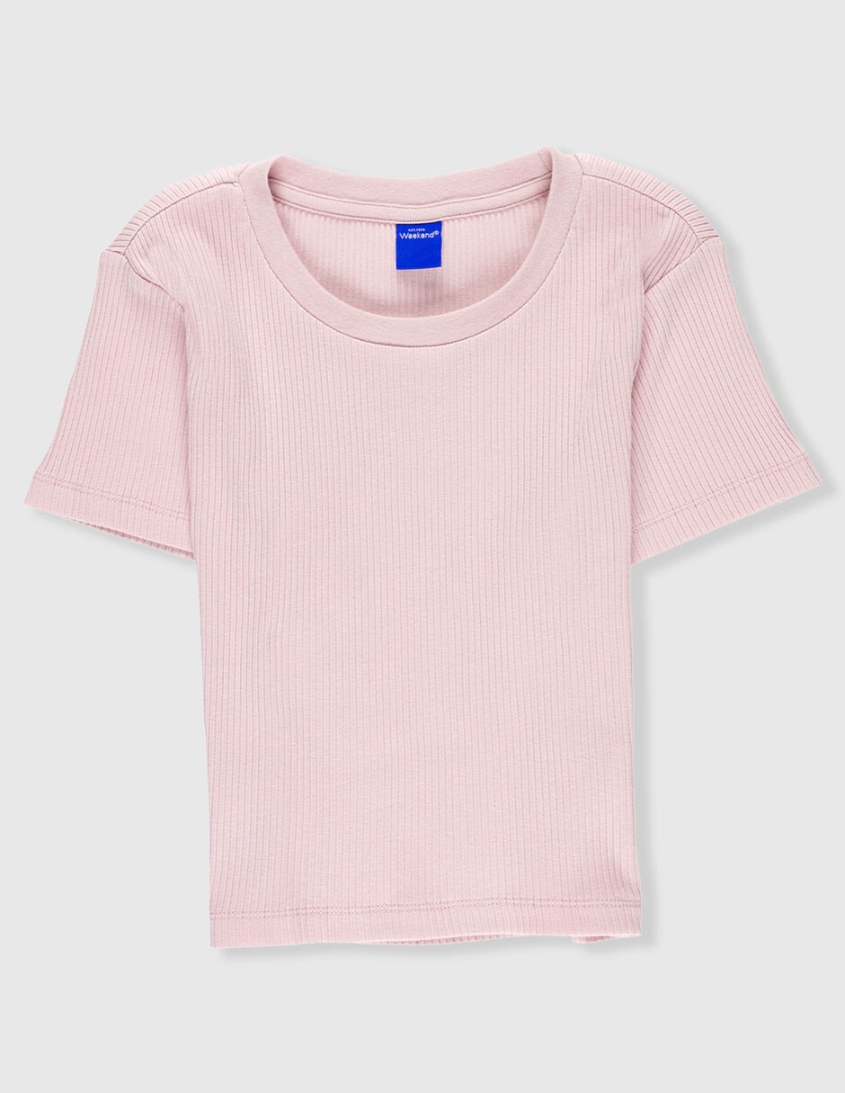 Playera manga corta para niña