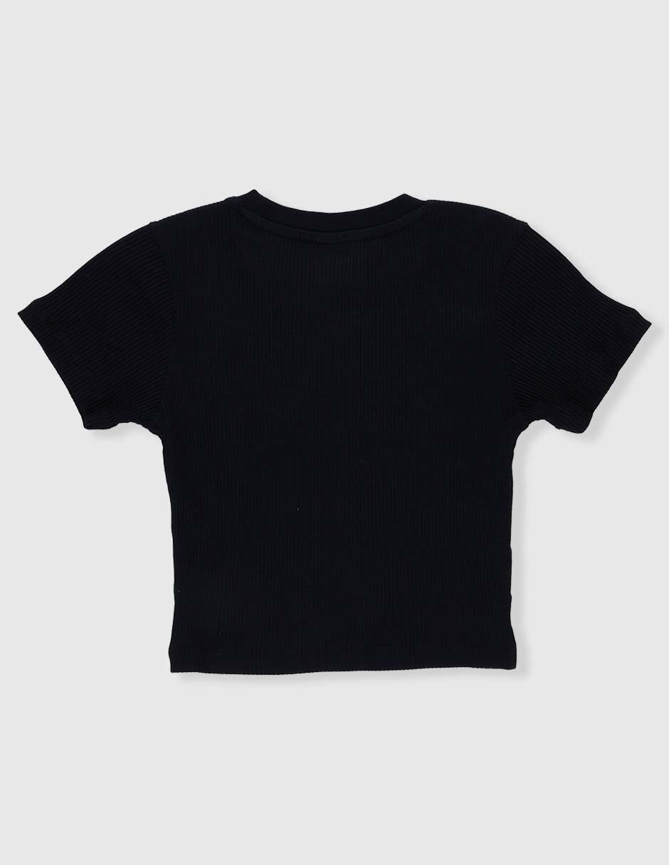 Playera Weekend manga corta para niña