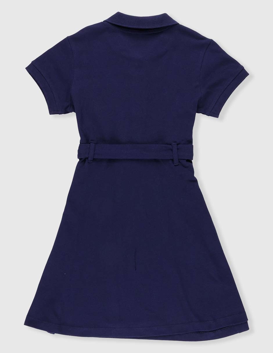 Vestido manga corta para niña