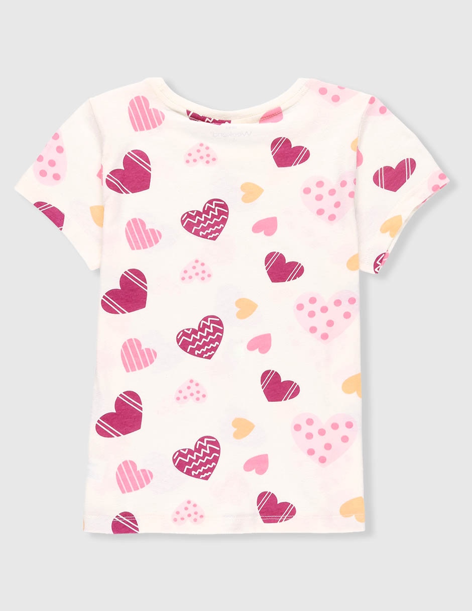 Playera Weekend manga corta para niña
