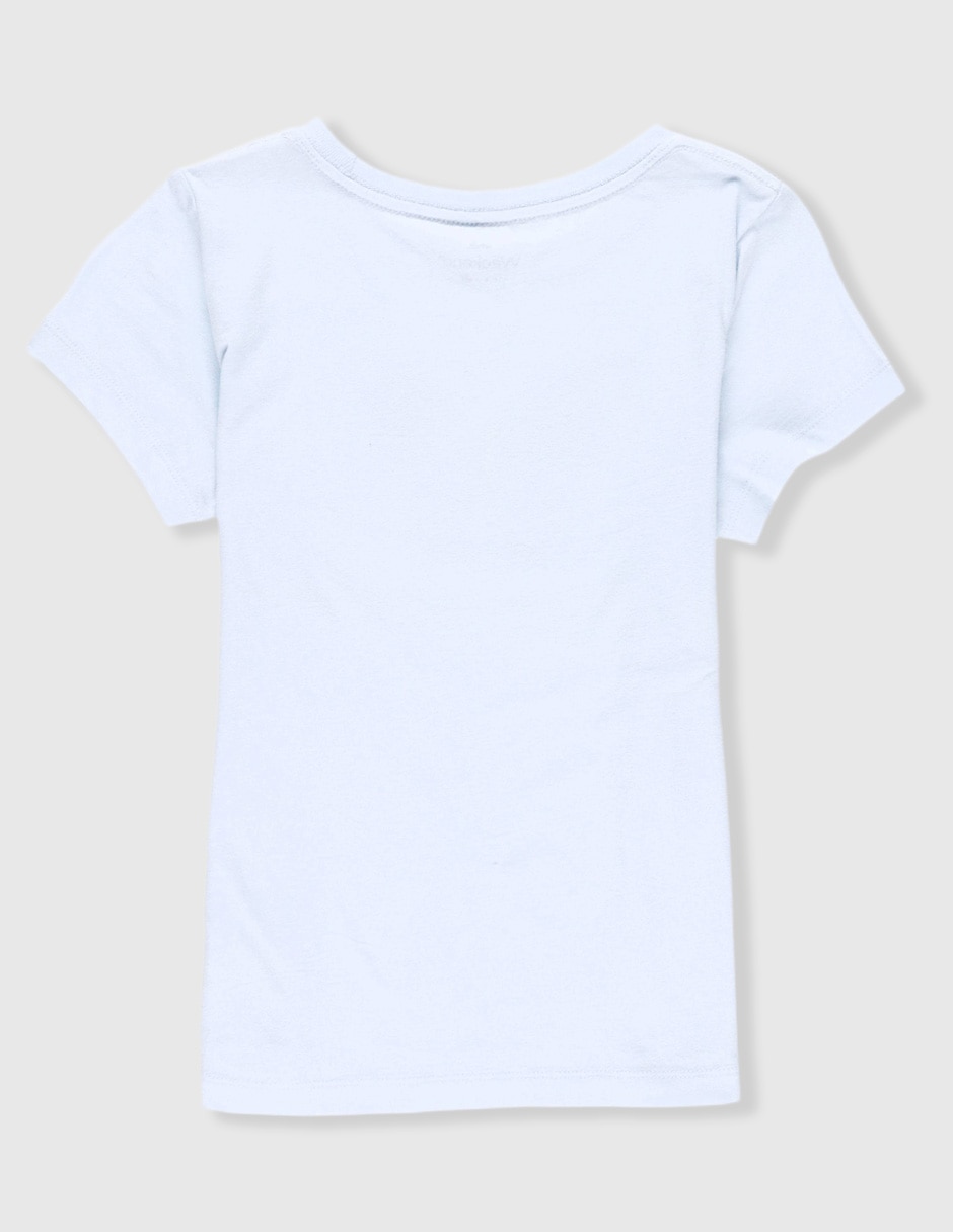 Playera manga corta para niña