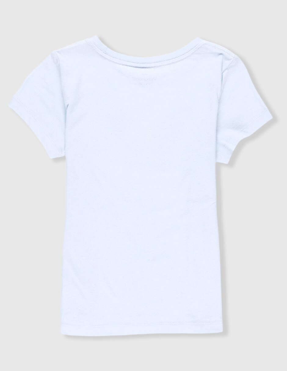 Playera Weekend manga corta para niña