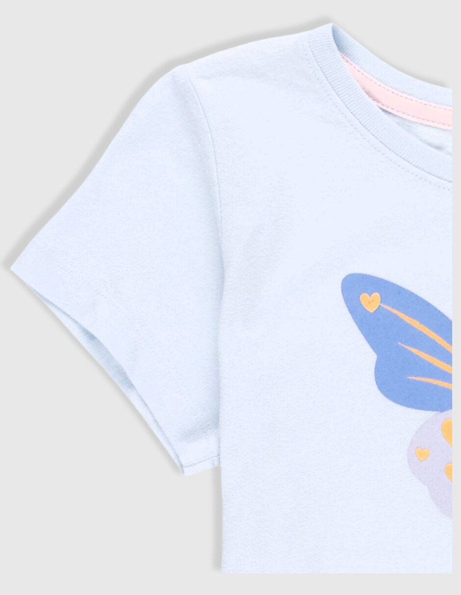 Playera Weekend manga corta para niña