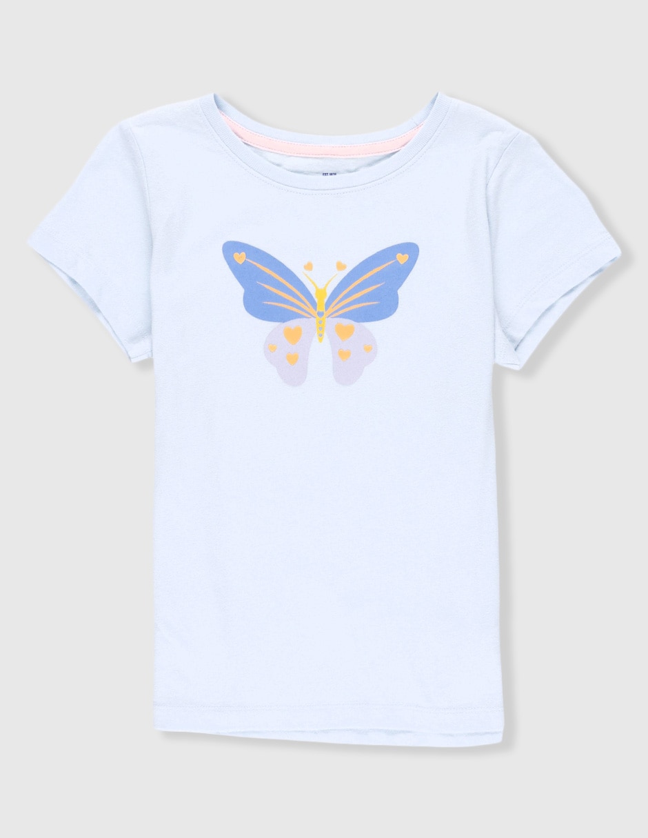 Playera manga corta para niña Playera manga corta para niña