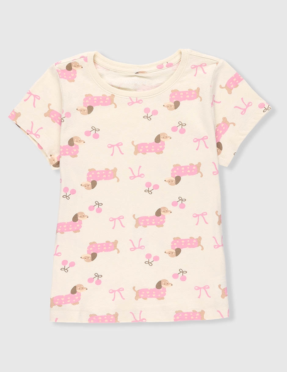 Playera manga corta para niña 1