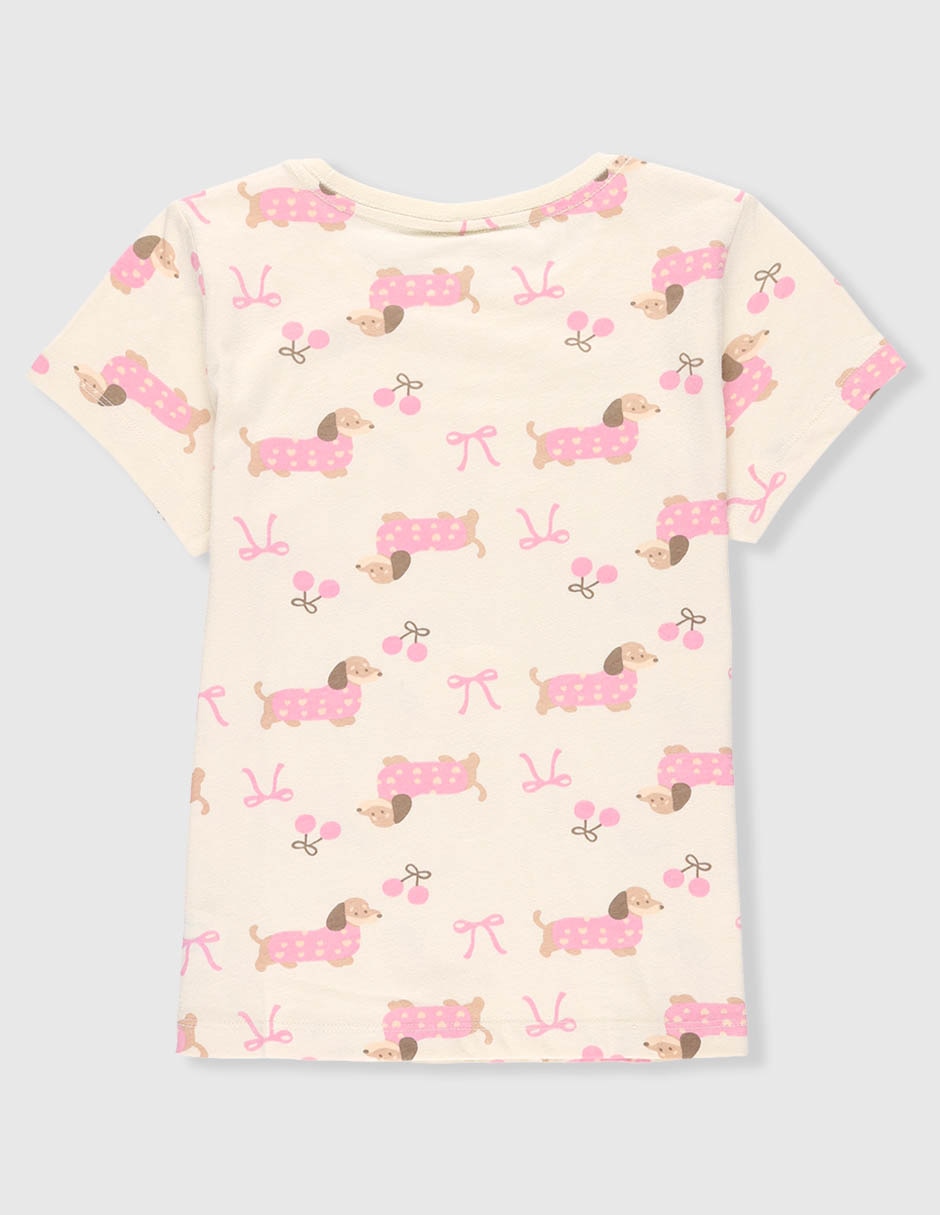Playera manga corta para niña 2