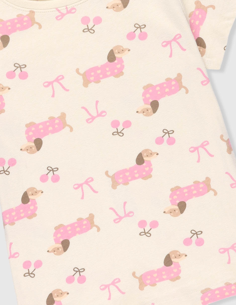 Playera manga corta para niña 4