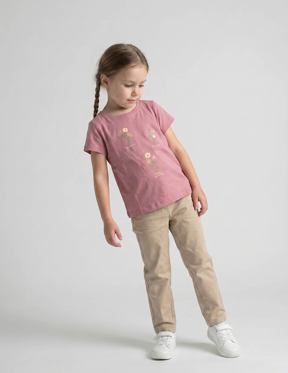 Playera manga corta para niña 3