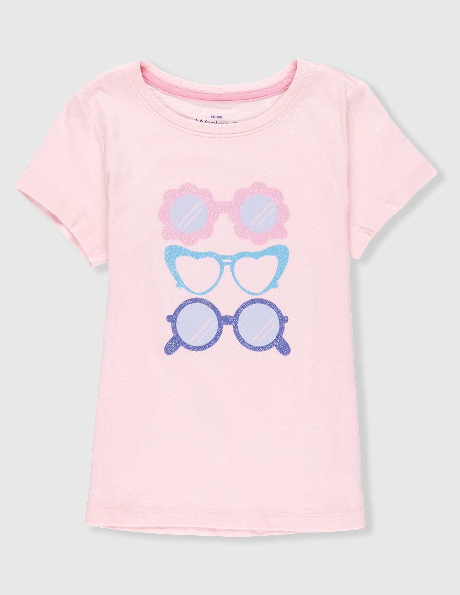 Playera manga corta para niña 2
