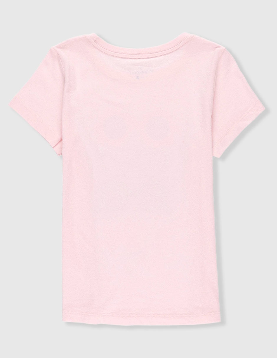Playera manga corta para niña
