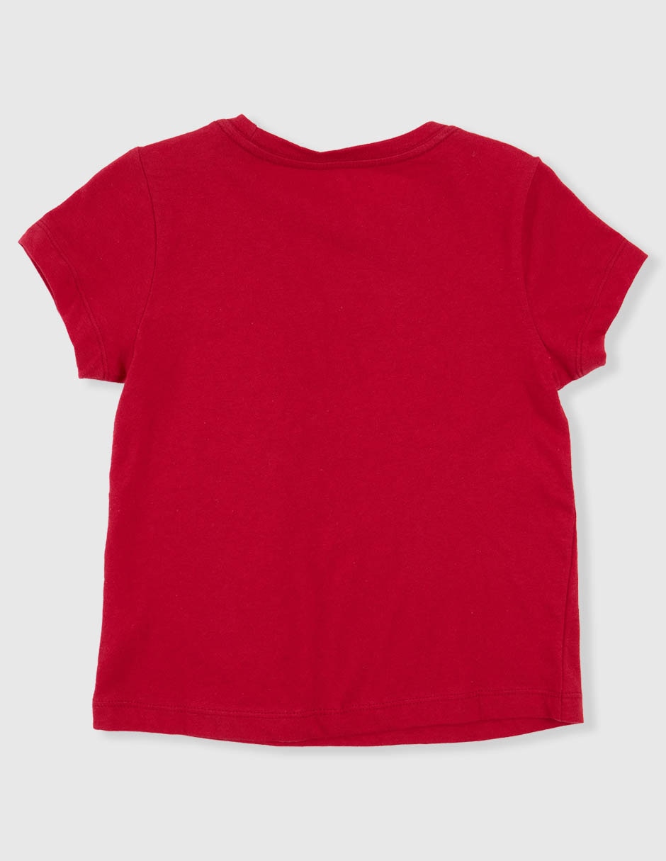 Playera Weekend manga corta para niña