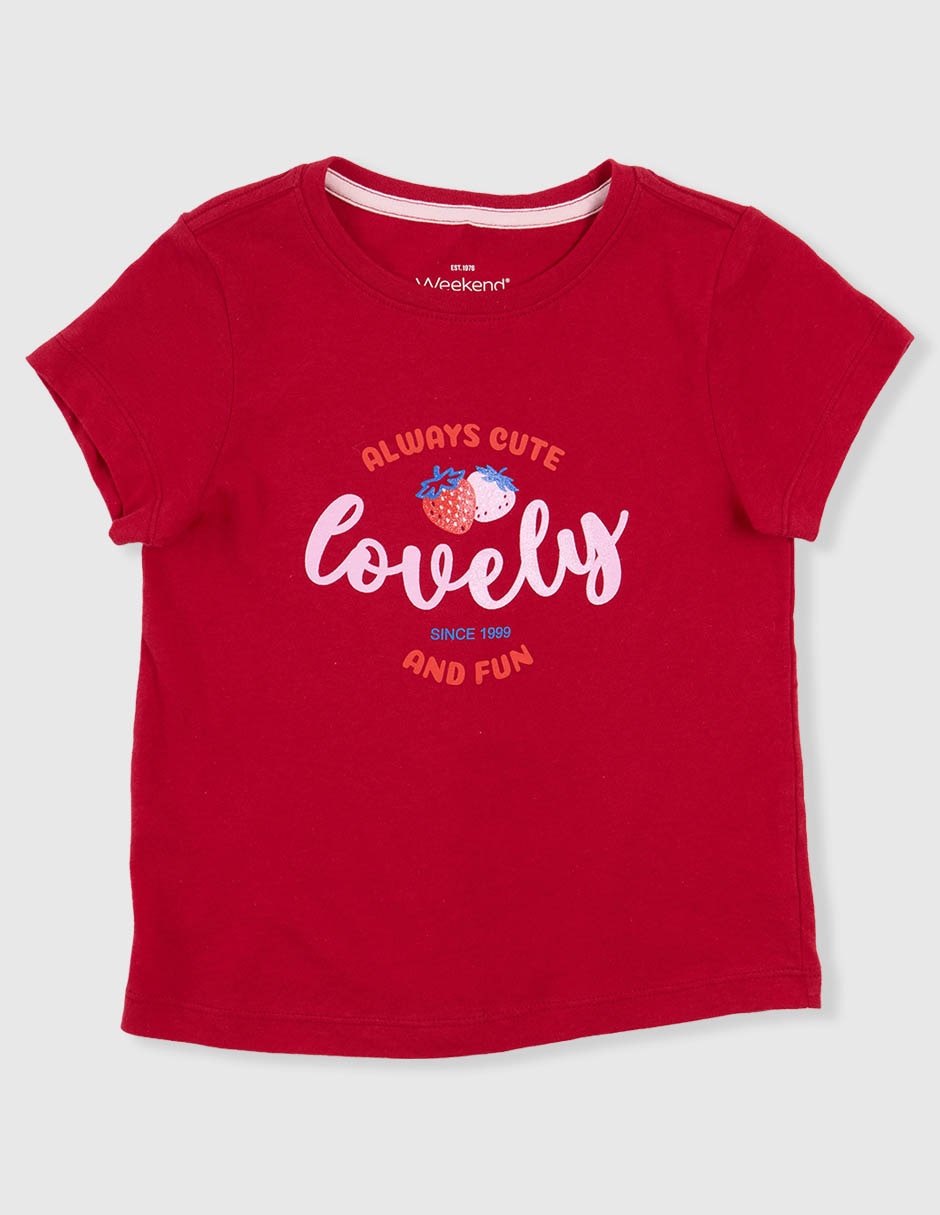 Playera para niña