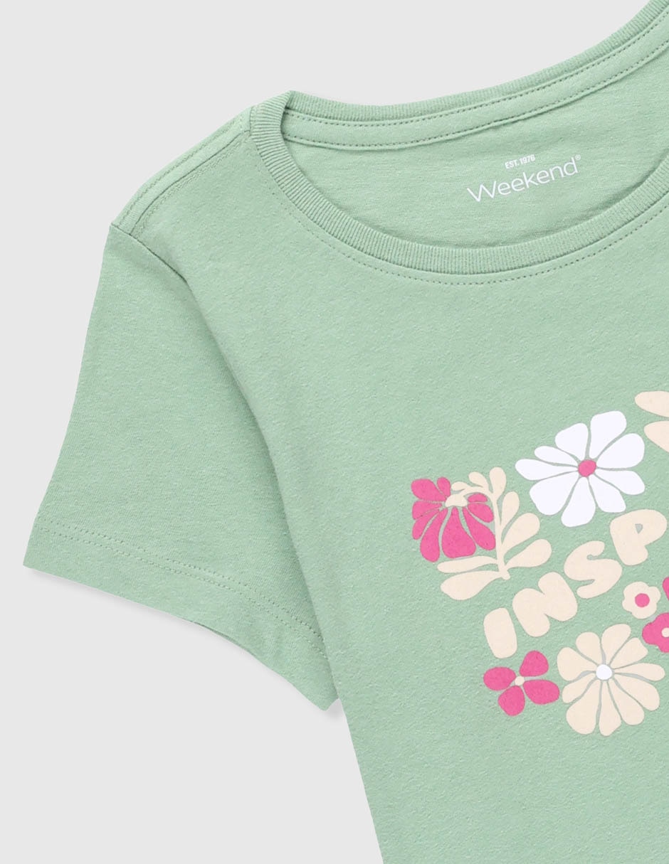 Playera manga corta para niña 3