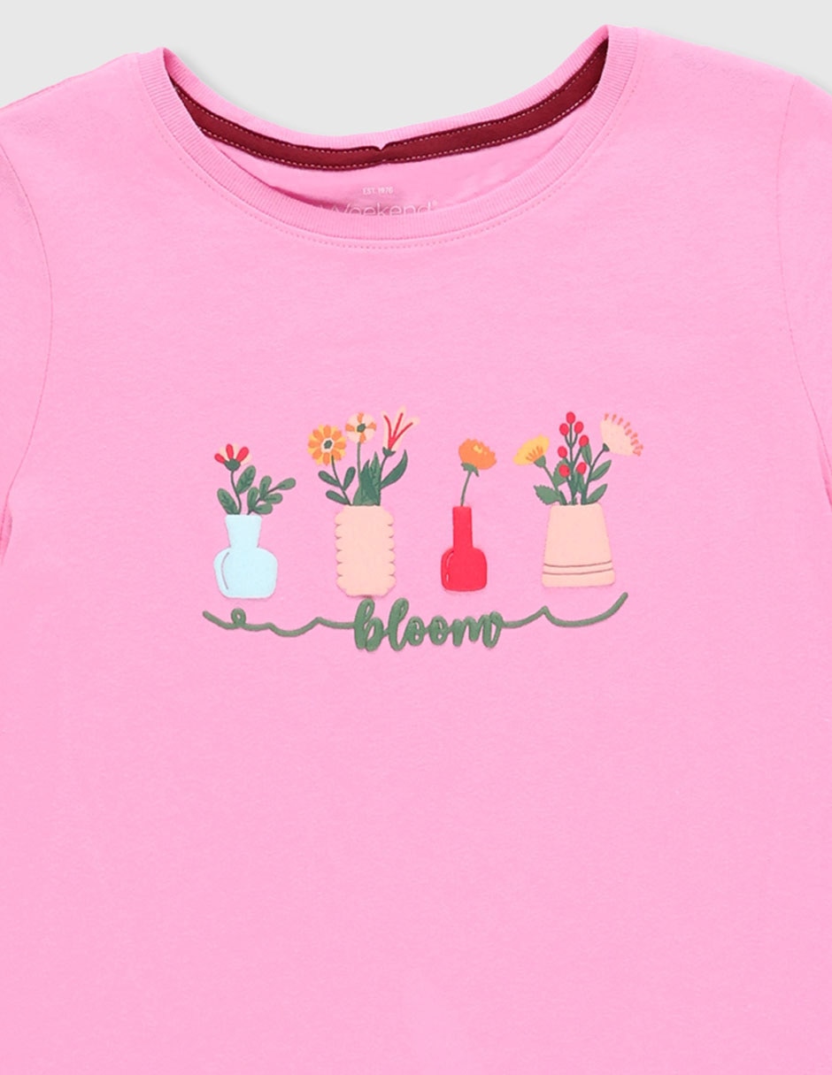 Playera manga corta para niña 3