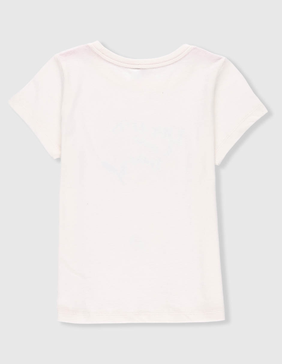 Playera Weekend manga corta para niña