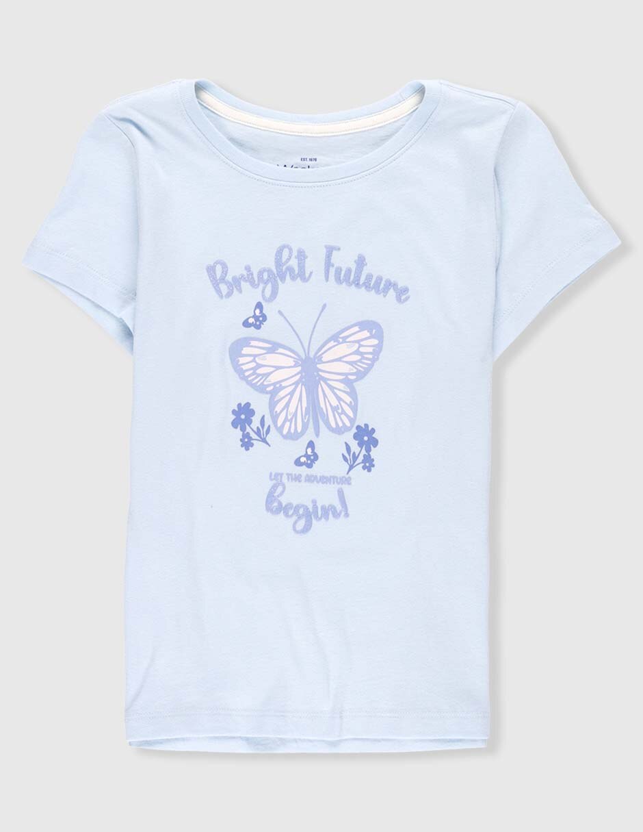 Playera Weekend manga corta para niña