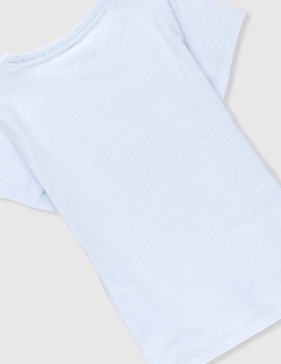 Playera Weekend manga corta para niña