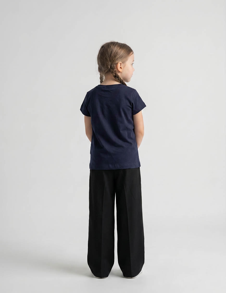 Playera Weekend manga corta para niña