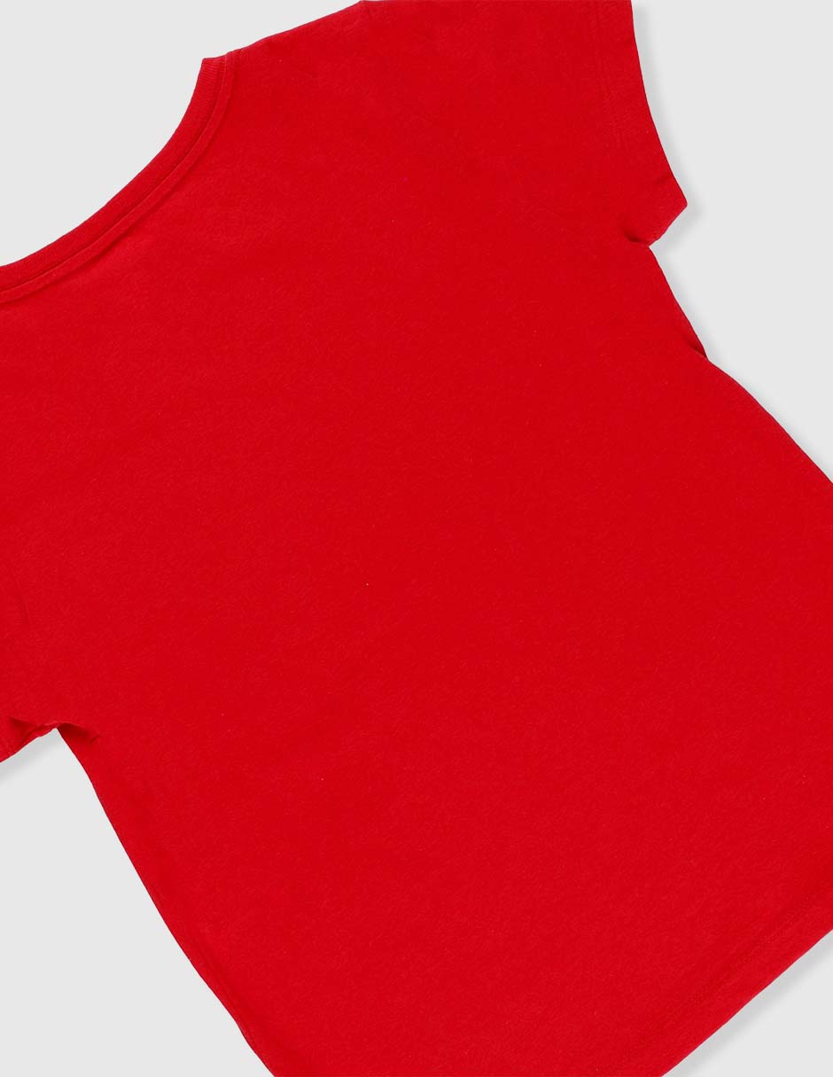 Playera manga corta para niña