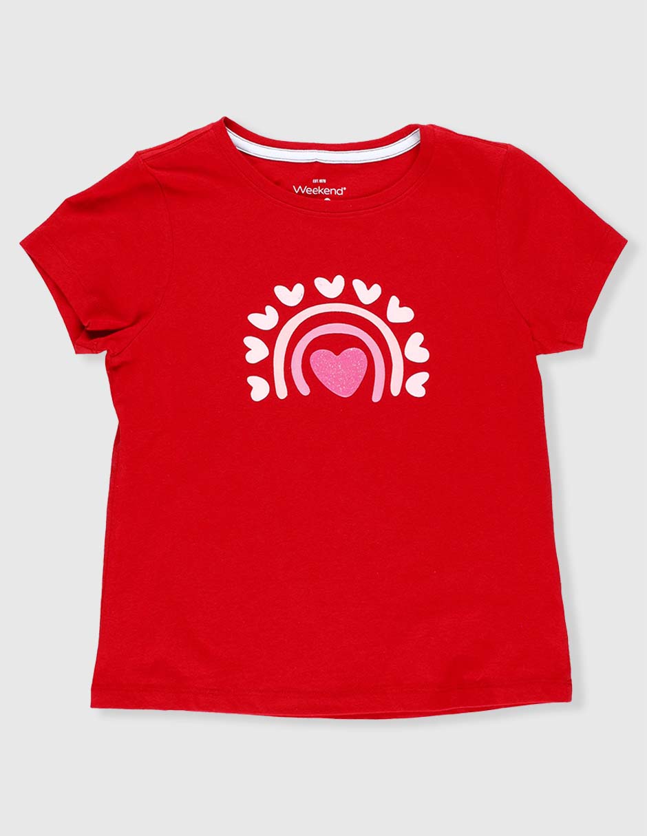 Playera manga corta para niña 2